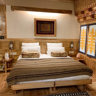 Room at Namra Hotel, Ladakh