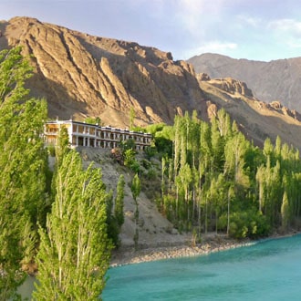 View of The Apricot Tree Hotel, Ladakh