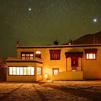 View of WoodyVu Stok House, Ladakh