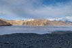 Frozen Pangong Tso in winter, Ladakh