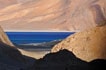 First glimpse of Pangong Tso lake, Ladakh