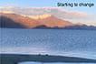 Sunset at Pangong Lake, Ladakh