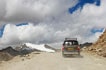 Car on the remote roads of Ladakh