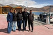 With Rigzen driver at Pangong Lake