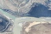 Aerial view of Sangam, Ladakh