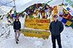 Khardung La top in the snow, Ladakh in winter