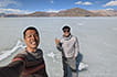 Frozen Pangong Lake in winter, Ladakh