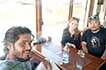 Lunch break in a restaurant of Ladakh