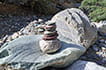 Stone cairns in Zanskar