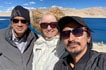 With driver Rigzin at Tso Moriri lake, Ladakh