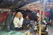 Inside tent, Changpa nomads, Ladakh
