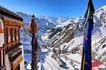 Ladakh in winter, mountains and monasteries covered with snow