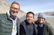 Group photo with clients and driver, tour in Ladakh