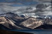 Pangong lake surrounded by mountains, Ladakh