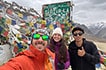 Group photo with driver Tenzin from Zanskar