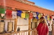 Prayer wheels, monastery of Ladakh
