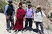 Zanskar Valley tour, group photo with a monk