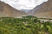 Panorama of Turtuk village in the Nubra Valley, Ladakh