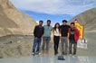 Group photo with driver and clients, Ladakh tour