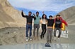 Jumping shot with driver and clients, Ladakh tour