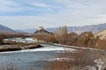 Stakna monastery and Indus River, winter in Ladakh