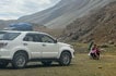 Car on the way from Leh (Ladakh) to Srinagar (Kashmir)
