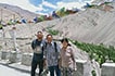Tourists and driver, Ladakh tour