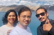 With Rigzin at Pangong lake, Ladakh
