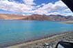 Pangong Tso seen from the car, Ladakh