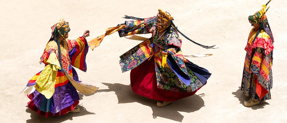 Ladakh monastery festival, mask dance