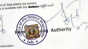 Inner Line Permit for Ladakh