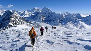 Peak climbing in Nepal