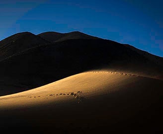 High-altitude desert, Hunder sand dunes, Nubra valley, Ladakh