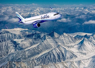 Flight to Leh-Ladakh over the Himalayas