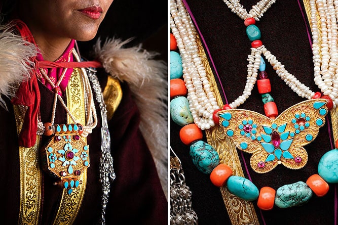 Gau or Kau, Ladakhi amulet, traditional jewellery of Ladakh