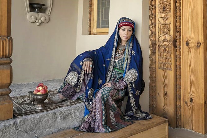 Purig style sulma, Jigmat Couture, fashion designer, Ladakh
