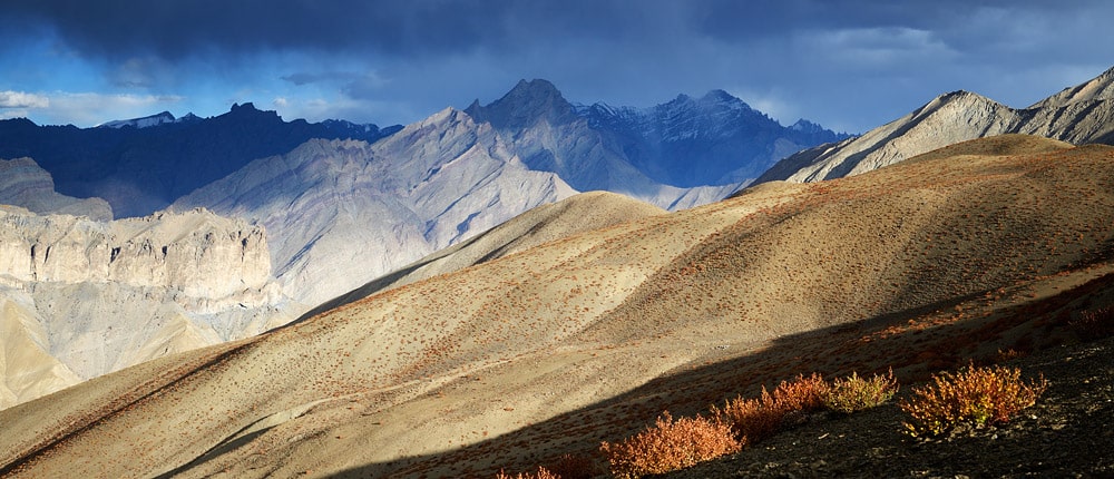 Sunset, Zanskar valley tour, Ladakh