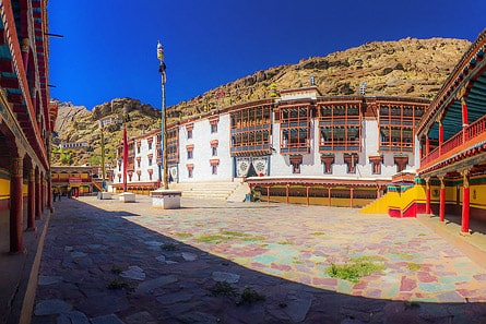 Courtyard of Hemis Monastery, Ladakh