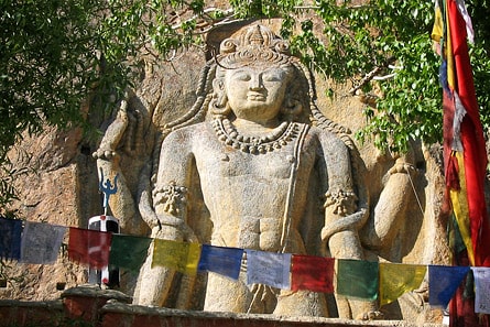 Buddha, Sculpture sur rocher de Mulbek, Ladakh