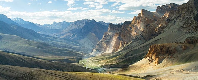 Landscape of the Zanskar Valley, Ladakh