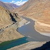 Sangam (confluence of Indus and Zanskar Rivers)
