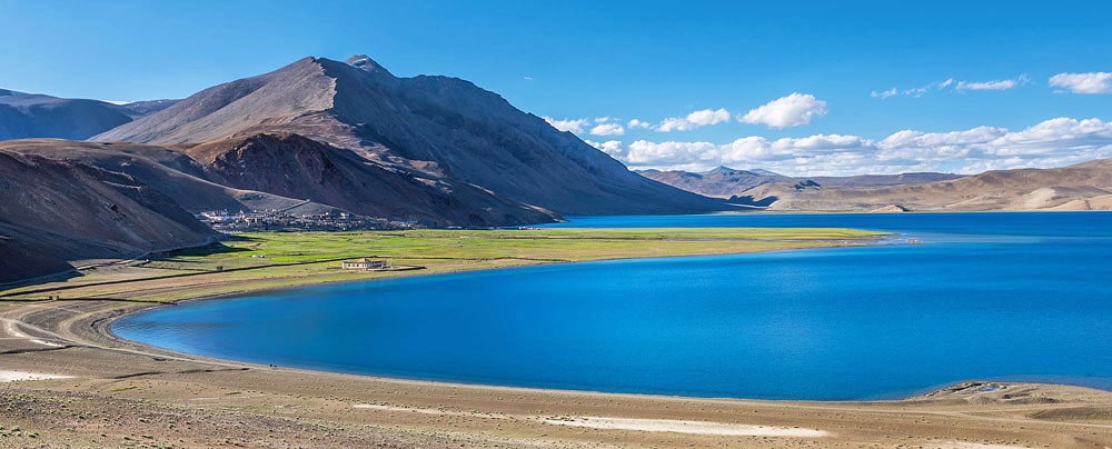 Korzok village and Tso Moriri lake, Ladakh